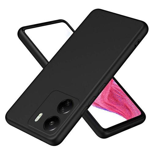 Coque Pour Xiaomi Redmi 13c / Poco C65 / Poco M6 5g - Housse Etui Silicone Gel Fine + Film Ecran - Noir