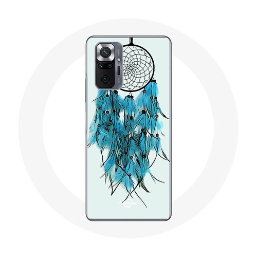 Coque Pour Xiaomi Redmi Note 10 Pro Attrape Rve Bleu Fond Blanc