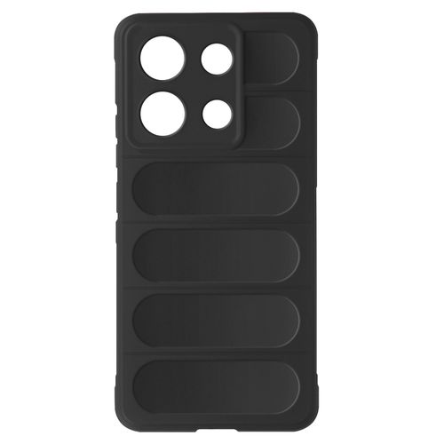 Coque Pour Xiaomi Redmi Note 13 4g Antichoc Silicone Motif Textur 3d Noir