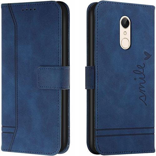 Coque Pour Xiaomi Redmi Note 4/ Note?4x, Portefeuille Housse En Pu Avec Tpu Fermoir Flip Housse Pour Xiaomi Redmi Note 4/ Note?4x (Bleu)
