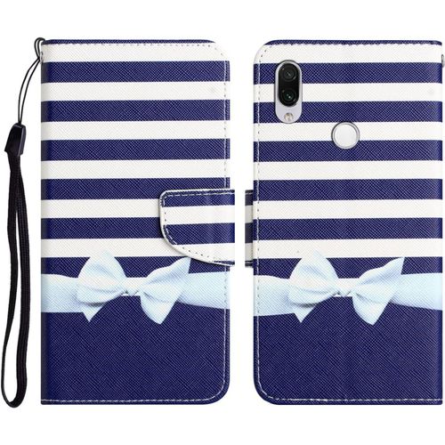 Coque Pour Xiaomi Redmi Note 7 Pro - Animal Motif Color Cuir Etui Portefeuille Housse Coque Avec 360 Degrs Silicone Antichoc Magnt Longe Case Pour Redmi Note 7 / Redmi Note 7 Pro Cx -Arc