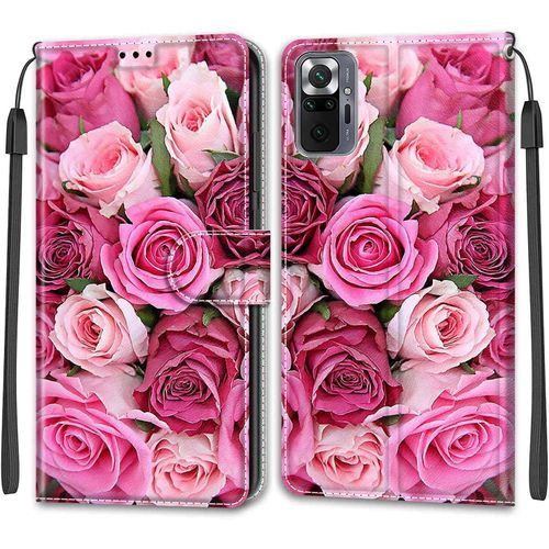 Coque Pour Xiaomi Redmi Note 7 Pro - Motifs Colors Cuir Etui Portefeuille Housse Coque Avec 360 Degrs Silicone Antichoc Magnt Longe Case Pour Redmi Note 7 / Redmi Note 7 Pro Dks -Feuille