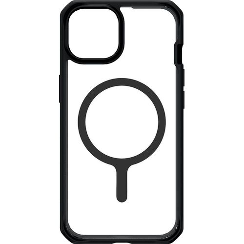 Coque Renforce Iphone 14 Plus Compatible Magsafe Hybrid Solid R 100% Plastique Recycl Transparente Noire Itskins