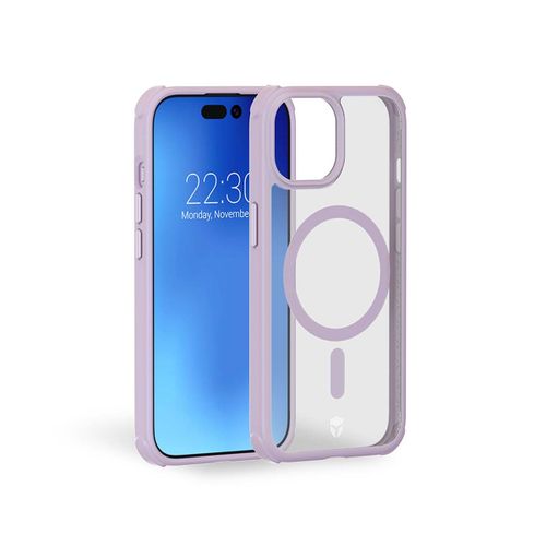 Coque Renforce Iphone 15 Plus Air Frost Compatible Magsafe Frost Rose - Garantie  Vie Force Case