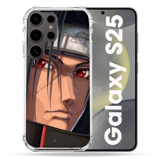 Coque Renforce Pour Samsung Galaxy S25 Manga Naruto Itachi Visage