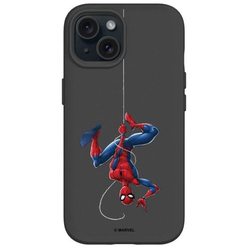 Coque Rhinoshield Solidsuit Noire Licence Marvel Spiderman Iphone 15
