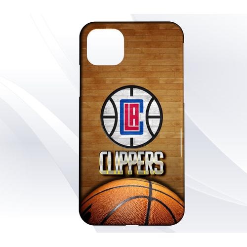 Coque Rigide Compatible Pour Iphone 11 Pro Max Los Angeles Clippers Nba Team 02