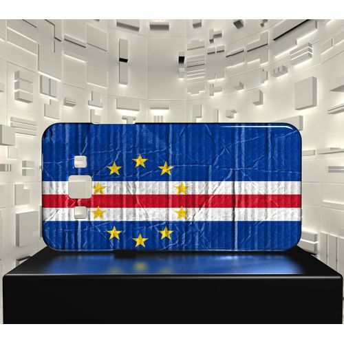 Coque Rigide Pour Galaxy Core Prime Drapeau Cap Vert 04