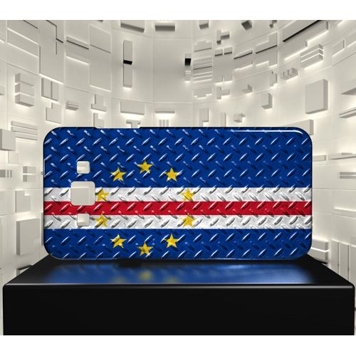 Coque Rigide Pour Galaxy Core Prime Drapeau Cap Vert 05