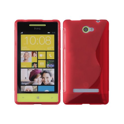 Coque S-Line Rouge Pour Htc Windows Phone 8s