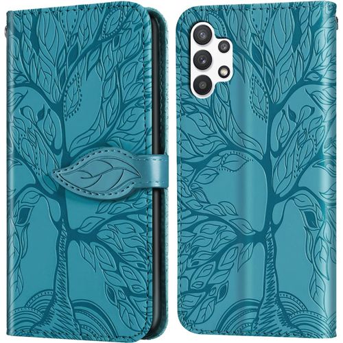 Coque Samsung A13 4g, Samsung A13 4g Coque Avec Fente Pour Carte Et Fonction De Support Coque Samsung Galaxy A13 4g. Rsistant Aux Rayures Et Aux Chocs Scoque Samsung A13 4g. 6,6 Pouces. Bleu
