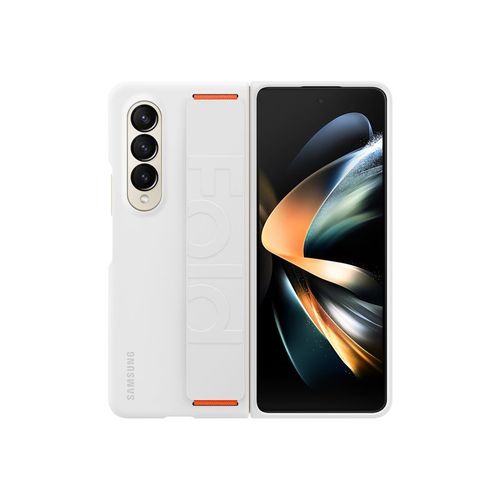 Samsung Ef-Gf936 - tui  Rabat Pour Tlphone Portable - Silicone - Blanc - Pour Galaxy Z Fold4
