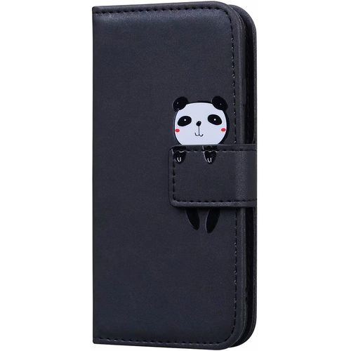 Coque Samsung Galaxy A3 2017,Housse Galaxy A3 2017,Etui En Cuir Synthetique Portefeuille Les Dessins Animes Panda,Ave Fonction Support,Antichoc Tpu,Pour Galaxy A3 2017(4.7