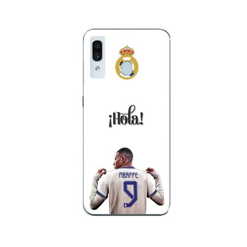 Coque Samsung Galaxy A30 Kylian Mbappe Real Madrid 9 Hola