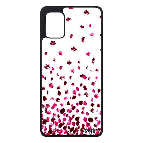 Coque Samsung Galaxy A31 Silicone Confettis Pois Souple Etui Bumper Petales Sm-A315f/Ds Case Rose Color Original Aluminium Mobile