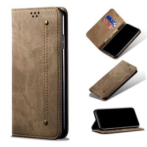 Coque Samsung Galaxy A52s 5g, Etui Pour Samsung Galaxy A52s 5g, tui Housse Coque Pour Samsung A52s 5g Antichoc, tui En Cuir Pu Premium Housse Pour Samsung Galaxy A52s 5g(Kaki)