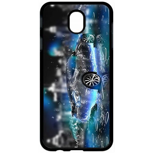 Coque Pour Tablette - Voiture Prototype 3d Tuning Eau - Compatible Avec Samsung Galaxy J7 (2017) - Plastique - Bord Noir