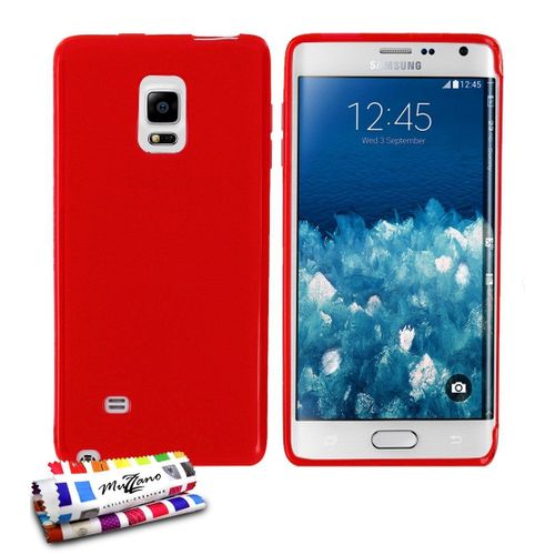 Coque Samsung Galaxy Note Edge Glossy Rouge Silicone Souple (Tpu)