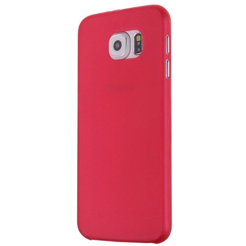 Coque Samsung Galaxy S6 Edge Plus Rouge Transparent Fine 0.3 Mm Fine Etui Housse Bumper Fivediscount