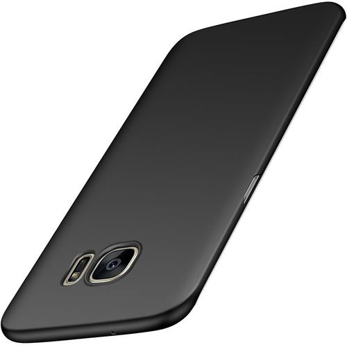 Coque Samsung Galaxy S7 Edge Serie Mat Resilient Conception Ultra Mince Et Absorption Des Chocs Coque Pour Samsung Galaxy S7 Edge Noir Lisse