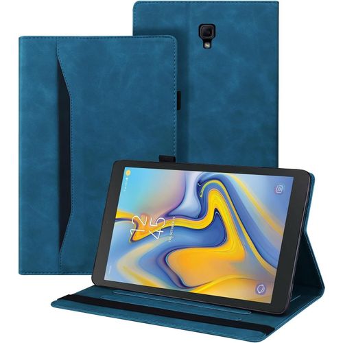 Coque Samsung Galaxy Tab A 10.5 Pouce (Sm-T590/Sm-T595) 2018 tui De Cuir Pu Avec Fonction Support Housse De Protection Tablette Pour Samsung Galaxy Tab A 10.5 Pouce,Bleu.[F3031]