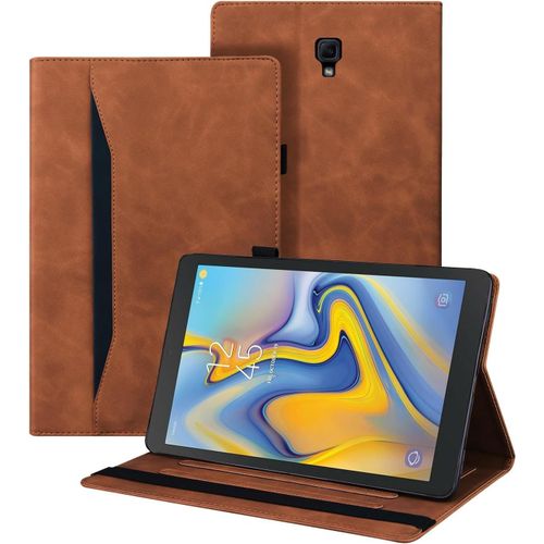 Coque Samsung Galaxy Tab A 10.5 Pouce (Sm-T590/Sm-T595) 2018 tui De Cuir Pu Avec Fonction Support Housse De Protection Tablette Pour Samsung Galaxy Tab A 10.5 Pouce,Brun.[F3037]