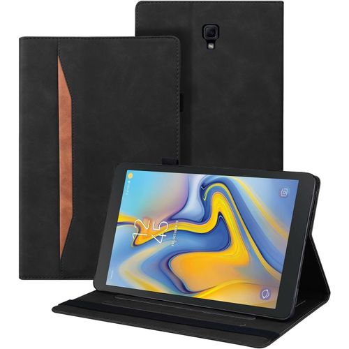 Coque Samsung Galaxy Tab A 10.5 Pouce (Sm-T590/Sm-T595) 2018 tui De Cuir Pu Avec Fonction Support Housse De Protection Tablette Pour Samsung Galaxy Tab A 10.5 Pouce,Noir.[F3046]