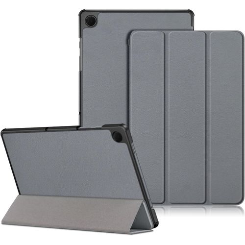 Coque Samsung Galaxy Tab A9+ Plus 11 Pouces 2023 Cover (Sm-X210/X215/X216) tui Mince Multi-Angles De tui Folio Avec Fonction Veille/Rveil Automatique Case,Gris