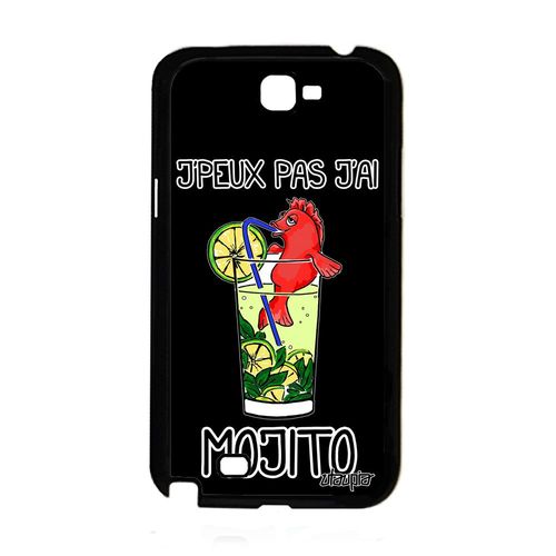 Coque Silicone Galaxy Note 2 J'peux Pas J'ai Mojito Tpu Motif Portable A Samsung Galaxy Note 2