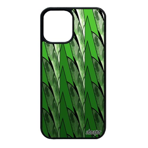 Coque Silicone Marbre Iphone 12 Mini Moderne Geometrie Motif Design Smartphone Color Vert Peinture Antichoc Texture Original