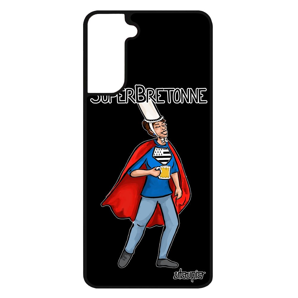 Coque Silicone S21 Plus Super Bretonne Comics Dessin Telephone Humour Smartphone Heros Cadeau D Anniversaire Breton Samsung Galaxy Rakuten