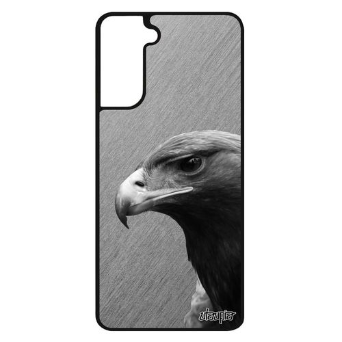 Coque Silicone Samsung S21+ Plus Aigle Rapace Etui Caoutchouc Dessin Oiseau Gris Animal Effet Design Royal Rigide Animaux De Galaxy