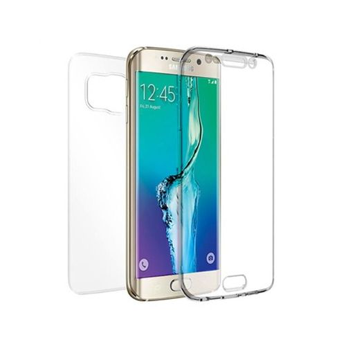 Coque Silicone Transaparente Avant Et Arrire Pour Samsung Galaxy S6 Edge Plus G928