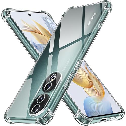 Coque Silicone Transparente Angles Renforces Pour Honor 90 5g Little Boutik