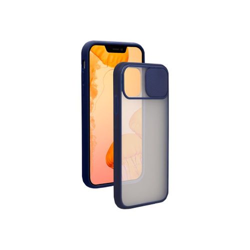 Coque Iphone 13 Mini Slide Contour Bleu Bigben