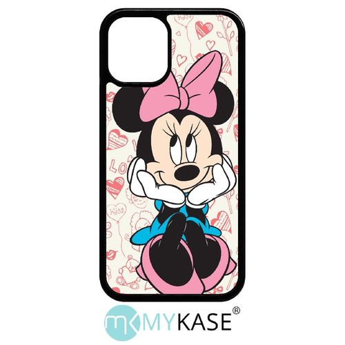 Coque Iphone 12 Mini - Disney Minnie Love - Noir