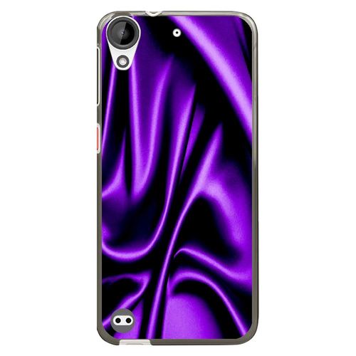 Coque Souple Pour Htc Desire 530 Avec Impression Motifs Soie Drape Mauve