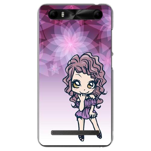 Coque Souple Pour Konrow Just5 Avec Impression Motifs Manga Fille Violetta