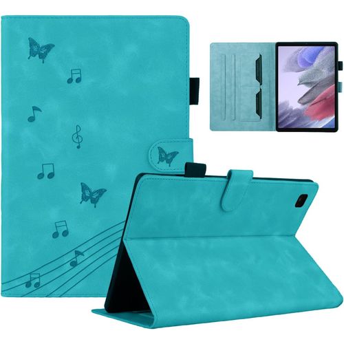 Coque Tablette Samsung Tab A7 Lite Motif Papillon Housse Galaxy Tab A7 Lite Fonction Support tui Compatible Avec Samsung Galaxy Tab A7 Lite Sm-T225/T220 Bleu
