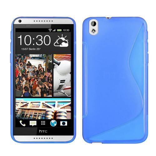 Coque Tpu Type S Pour Htc Desire 816 - Bleu
