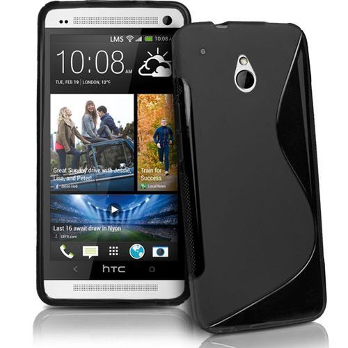 Coque Tpu  Type S Pour Htc One Mini Noir