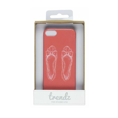 Coque Trendz Rigide Ballerines Iphone 5/5s Et Se Ancienne Generation Rose Corail