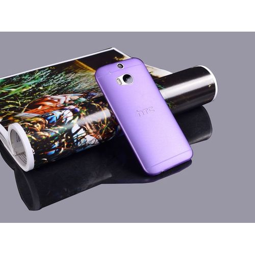 Coque Violet Htc One M8 Transparent Fine 0.3 Mm Fine Etui Housse Bumper 