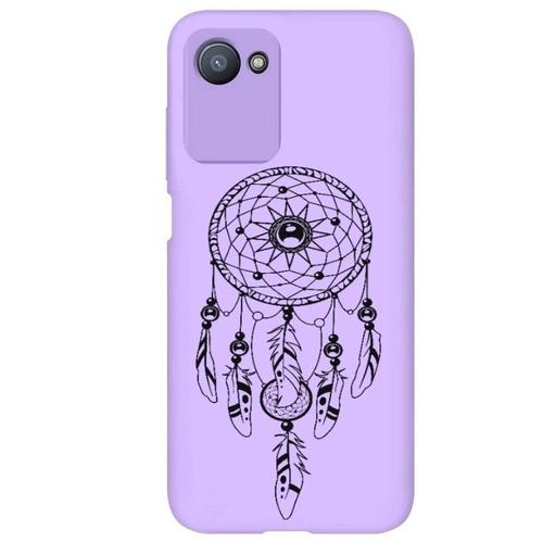 Coque Violet Realme C30 Dreamcatcher Plumes