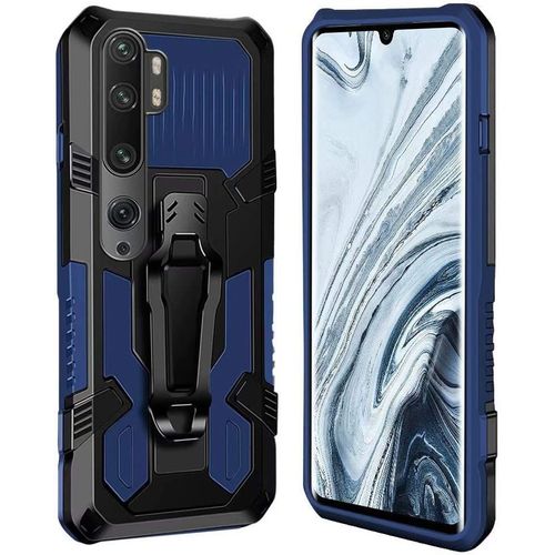 Coque Xiaomi Mi Note 10 [Serie Armorbox] Robuste Avec Double Couche Coque De Support Pour Xiaomi Mi Note 10 Housse Bleu