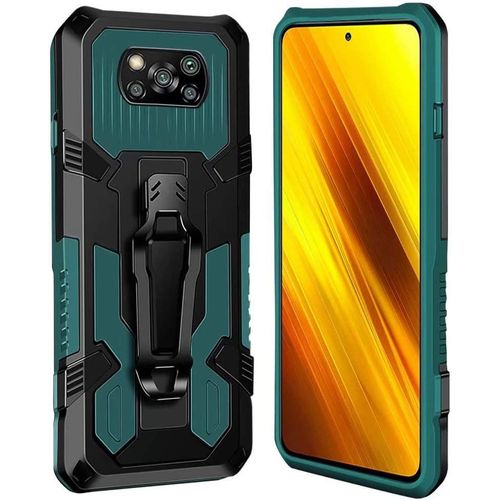 Coque Xiaomi Poco X3 Nfc/Poco X3 [Serie Armorbox] Robuste Avec Double Couche Coque De Support Pour Xiaomi Poco X3 Nfc/Poco X3 Housse Vert