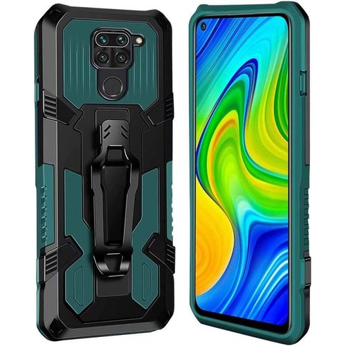 Coque Xiaomi Redmi Note 9/10x [Serie Armorbox] Robuste Avec Double Couche Coque De Support Pour Xiaomi Redmi Note 9/10x Housse Vert