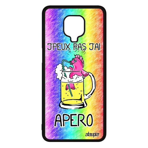 Coque Xiaomi Redmi Note 9 Pro Silicone Jpeux Pas J'ai Apero Poisson Mobile Bourr Biere Etui Case Drole Pas Cher Tpu Comique Vert De