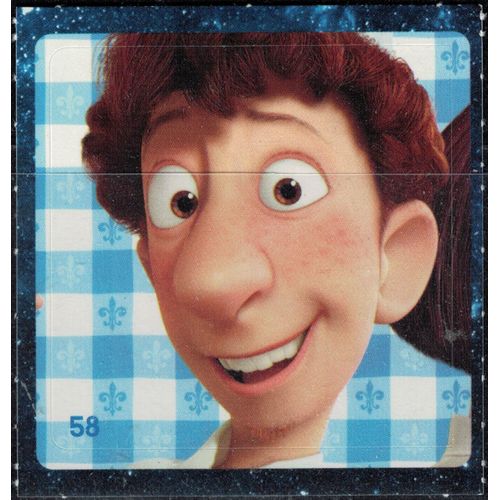 Cora Collector Vis Tes Rves 2022 Ratatouille Alfredo Linguini Autocollant 58