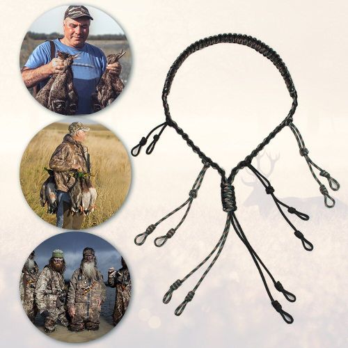Corde De Leurre Pour La Chasse, Cordon Pour Appel De Canard, 12 Anneaux Rglables, Sifflet Tress, Collier D'oiseau, charpe, Fournitures De Chasse, Nouveau